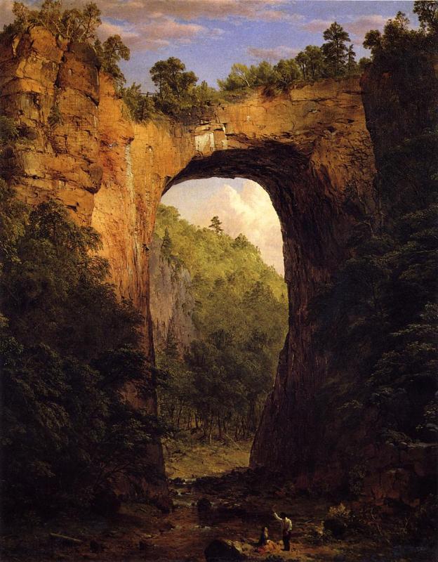 Frederic Edwin Church Natural Bridge Virginia